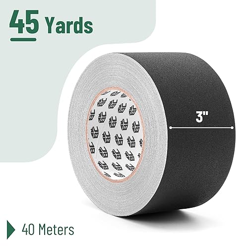 Vista 88 de Bates Gaffers - Cinta adhesiva de 2 pulgadas x 23 yardas, color marrón Marrón,Negro,Azul,Rojo -,Verde militar,Gris,Verde,Blanco,Amarillo