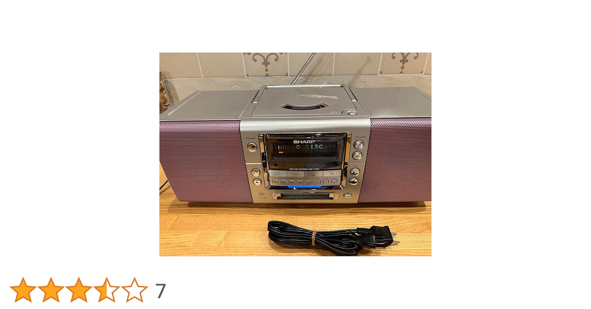 Amazon.co.jp: SHARP シャープ MD-F230-P ピンク MD/CDシステム