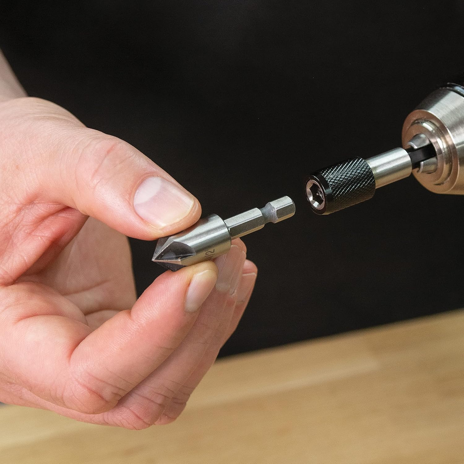 Trend 60-Piece Quick Release Craft Pro Tool Set, Magnetic Quick Chuck, Retractable Bit Holder, Deburr Countersink, QR/Set/2