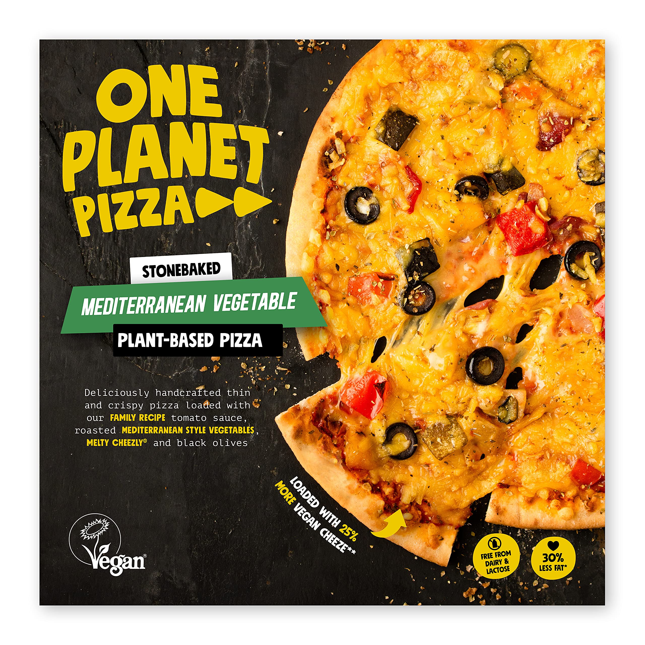 Buy One Pizza Mediterranean Roasted Vegetable Vegan Frozen Pizza