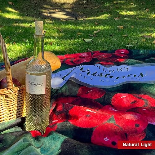 Vista 58 de DIVA EN CAMINO DEC Mantel para el día de San Valentín, 60 x 102 pulgadas, resistente al agua, con rosas rosas, romántico, para interiores y Rosa Rosa