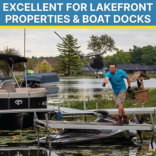 Miniatura 7 de Desmalezadora acuática Jenlis Weed Razer Express para lagos, estanques y playas