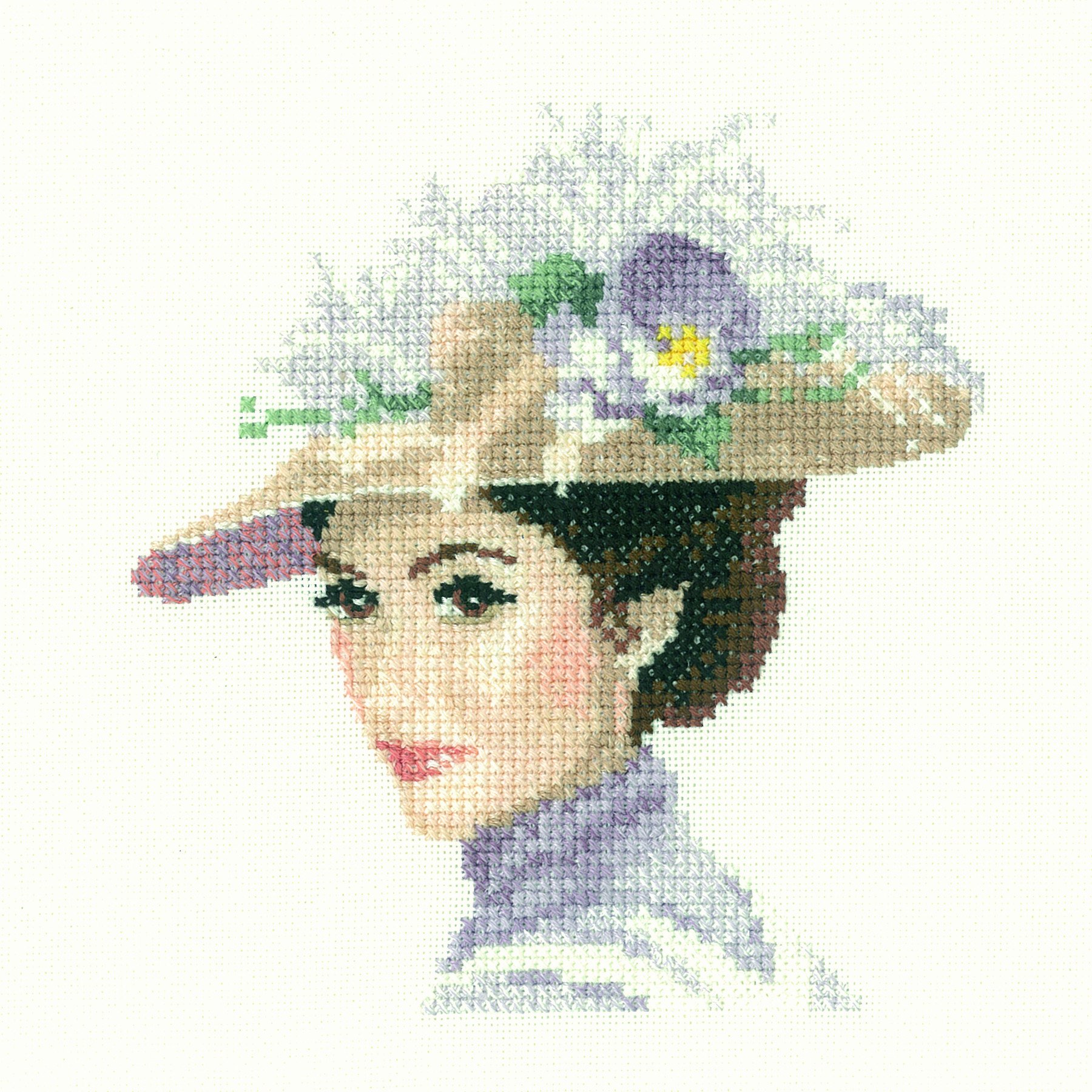 Heritage Crafts John Clayton MINIATURE REBECCA Cross Stitch Kit