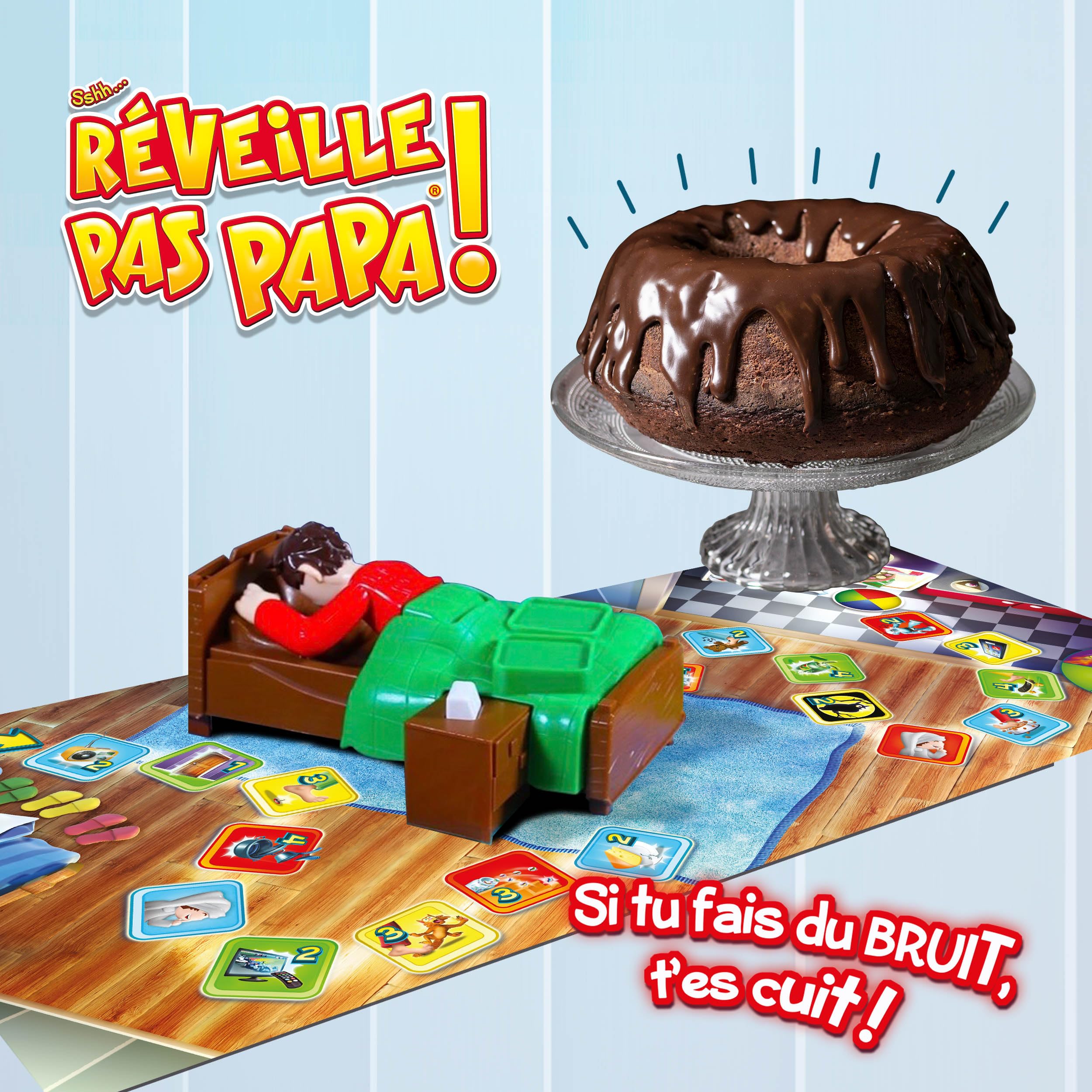 Goliath Réveille Pas Papa - Jeu de Société pour Enfants dès 5 Ans - 2 à 4 Joueurs