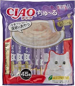 Figaro(フィガロ) ちゅ～る かつおほたてミックス味 14g×45本 【Amazon.co.jp限定】商品画像
