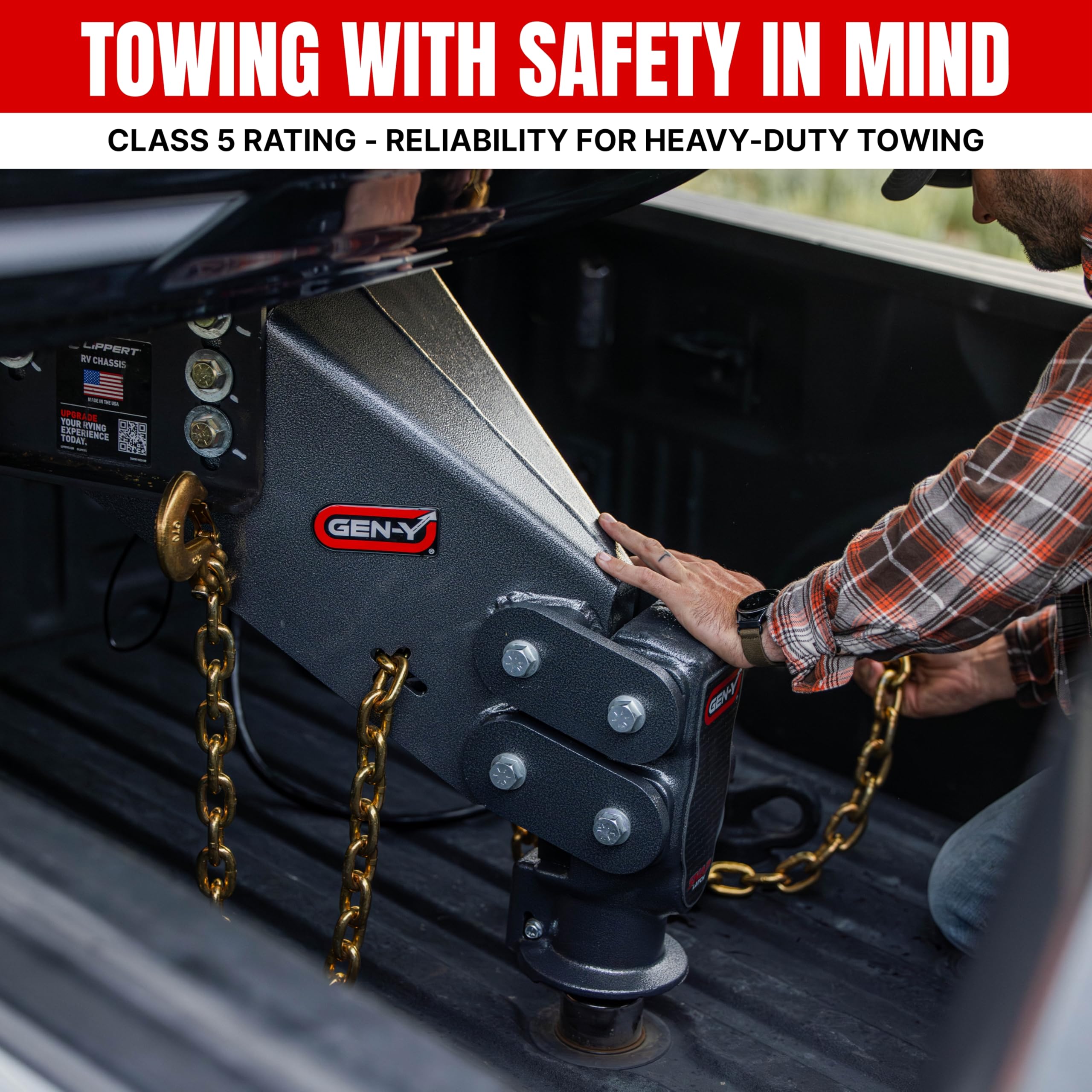 Amazon.com: GEN-Y Hitch Towing Safety Chain for Trailers and RVs