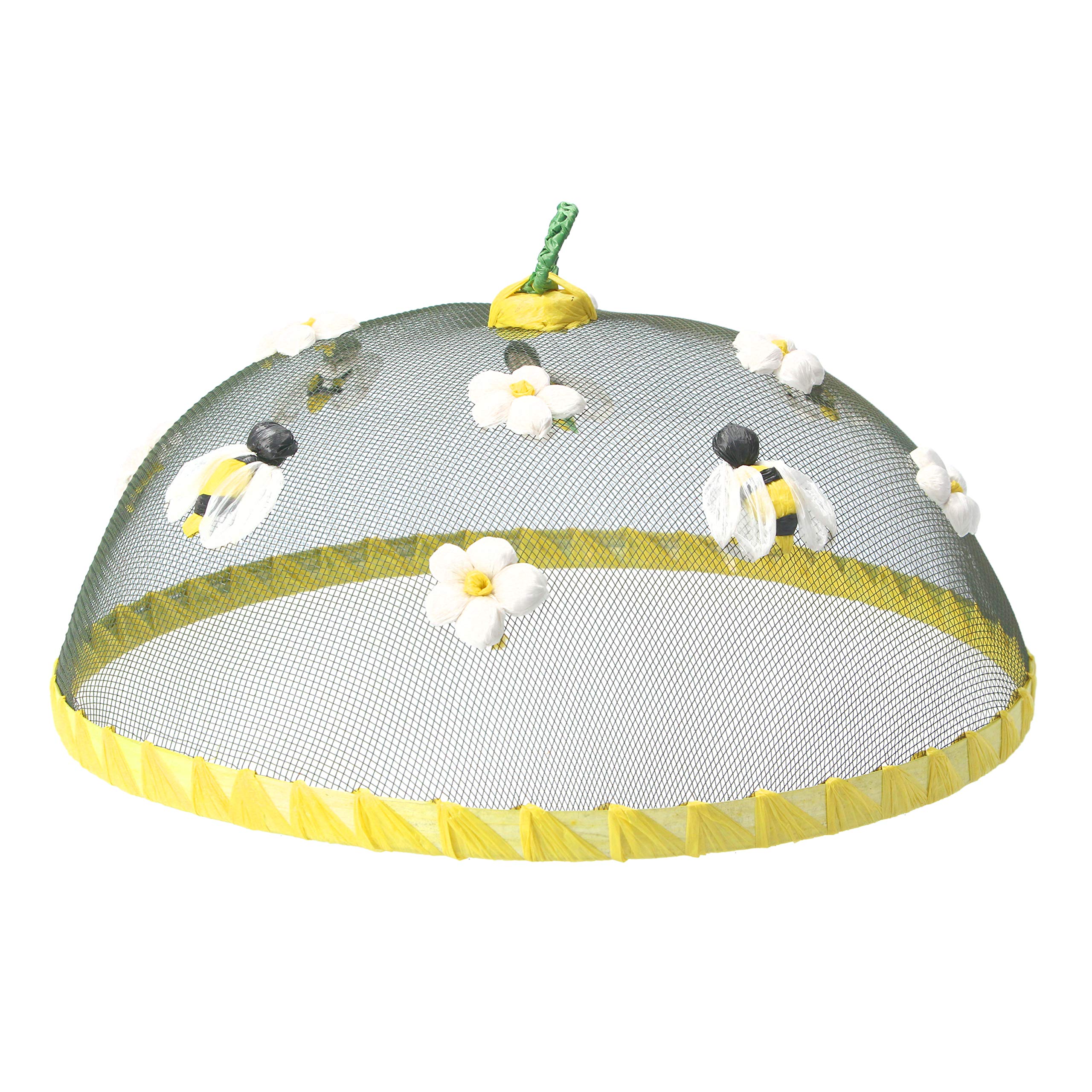 Gisela Graham Mesh Food Cover - Bee and Flower Design