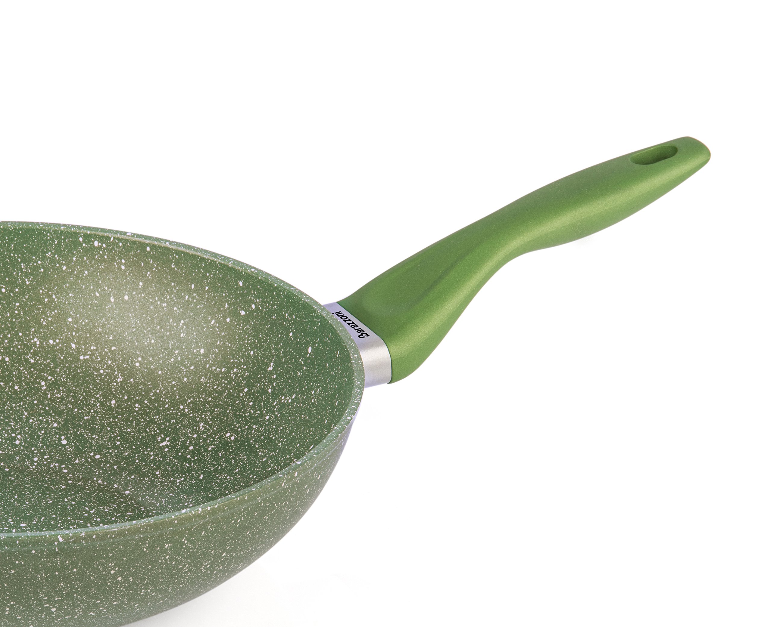 Amazon.co.jp: Barazzoni 中華鍋 グリーン ∅28×H8.6cm ウォーク ANIMA