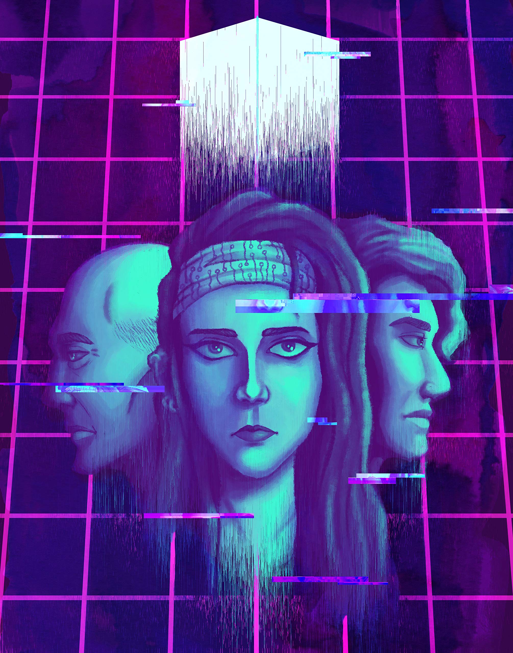 Obscure Opus Faces of Wintermute Neuromancer 8.5x11 Original Art Print :  Amazon.co.uk: Home & Kitchen