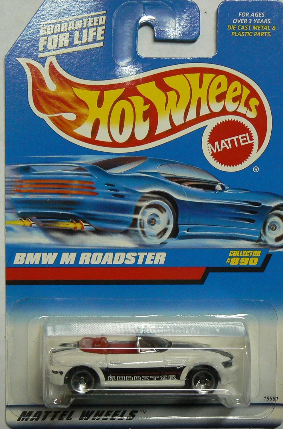 Hot Wheels 1998 1:64 Scale White BMW M Roadster Die Cast Car Collector #890