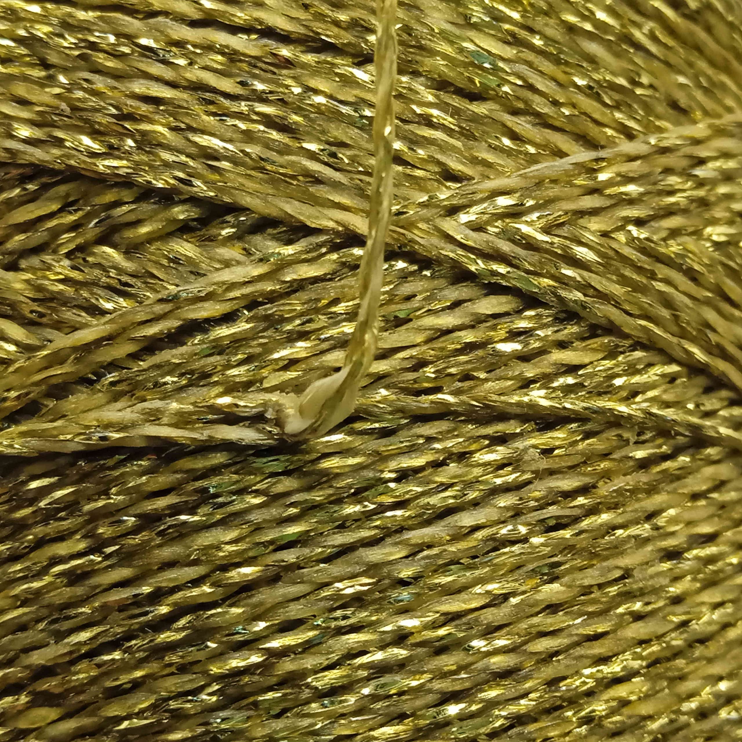 LINHASITA Linhasita Waxed Thread 100 g / 360 Metres 0.5 mm Thick Polyester Macrame 30 Colours (Gold), 360 metros / 100 gr - Image 4