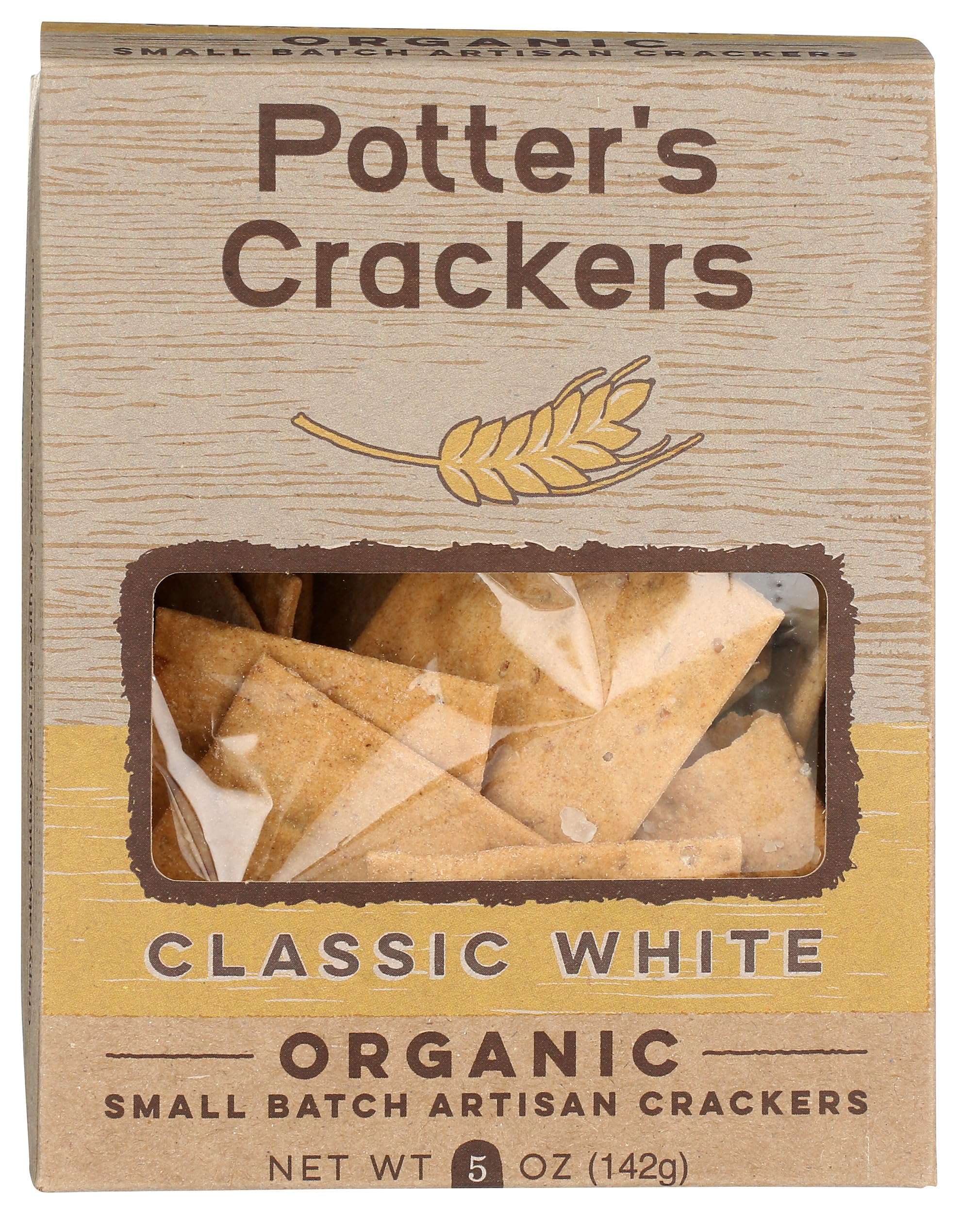 Potters Crackers Cracker Classic Wht Organic, 5 oz