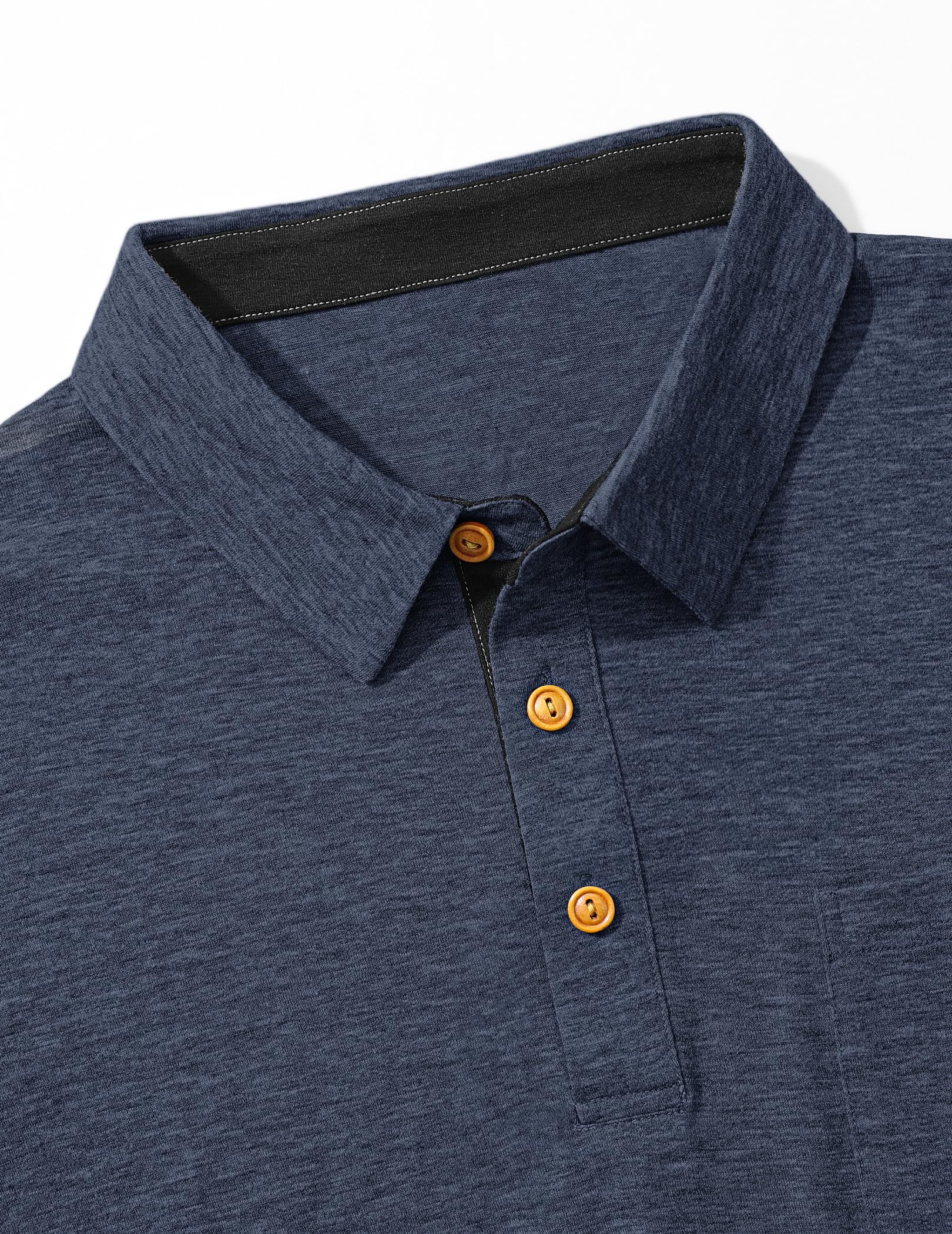 TARAINYA Polo Hombre Manga Corta Algodón Camisetas Verano con Bolsillo Pecho Casual Vacaciones Golf M-4XL