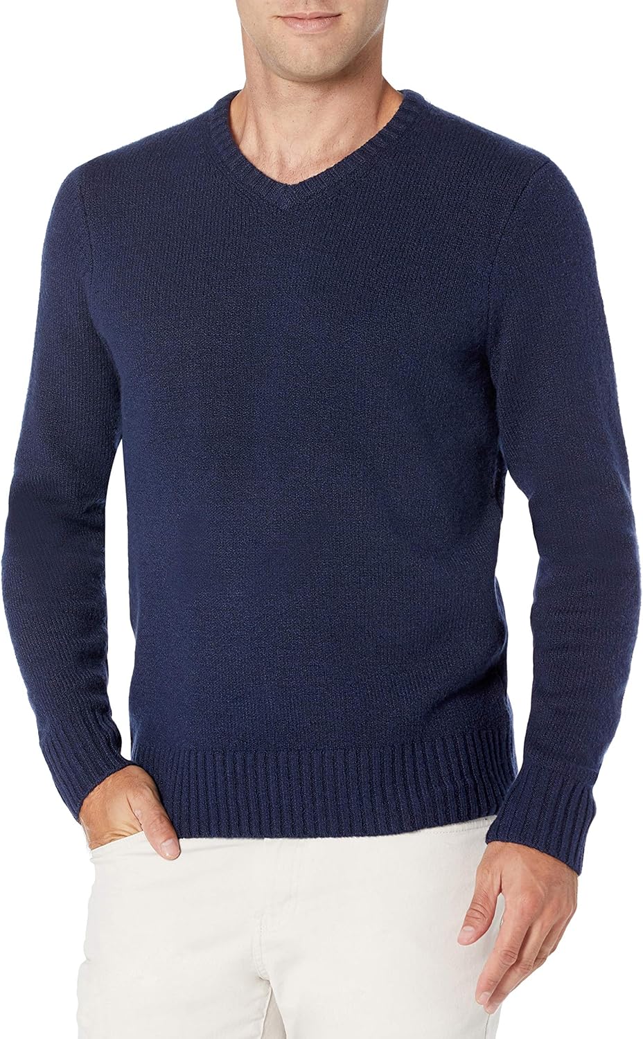 Amazon Essentials Men's Long-Sleeve Soft Touch V-Neck Sweater - Image 2