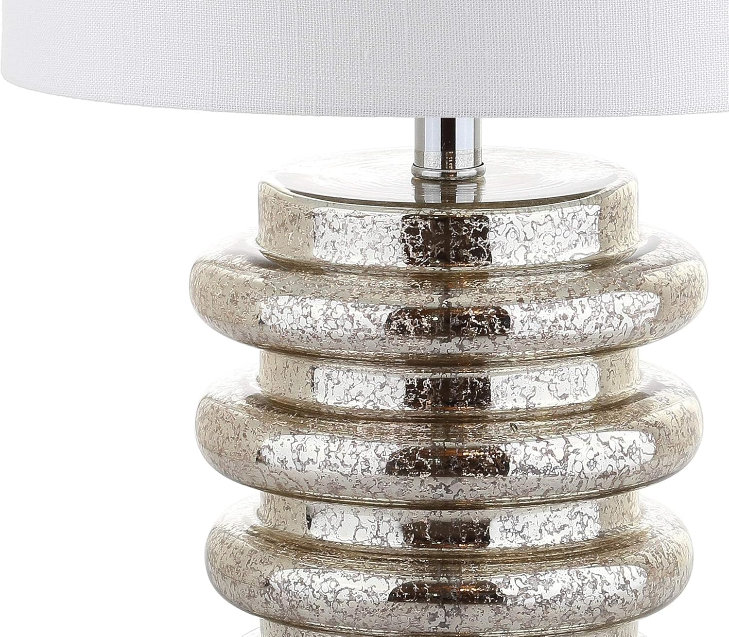 Super Big Clearance! JONATHAN Y JYL1074A Allen 22.75 LED Glass Table Lamp Contemporay,Transitional for Bedroom, Living Room, Office, College Dorm, Coffee Table, Bookcase, MercurySilver Flash Deals - 80% OFF JONATHAN Y JYL1074A Allen 22.75 LED Glass Table Lamp Contemporay,Transitional for Bedroom, Living Room, Office, College Dorm, Coffee Table, Bookcase, MercurySilver