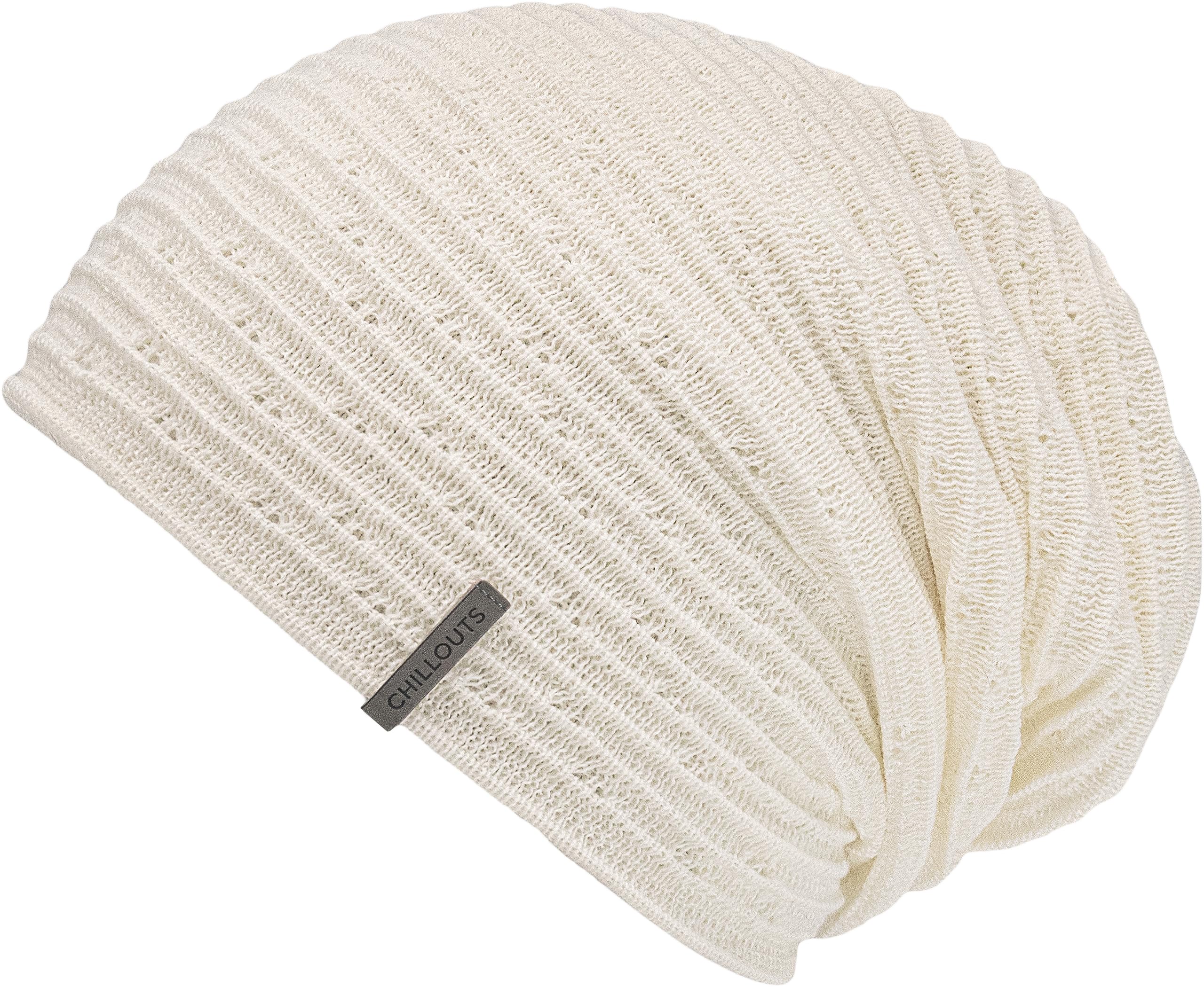 Bonnet CHILLOUTS Wyatt en maille premium blanc cassé au design soigné - 4