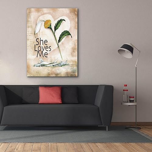 Miniatura 3 de Epic Graffiti 'She Loves Me' by Ed Wargo, Giclee Canvas Wall Art, 40"x54"