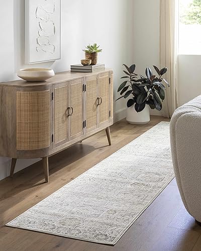 Parkerfield - Alfombra de área tradicional actualizada de 2 pies 7 pulgadas x 7 pies 3 pulgadas