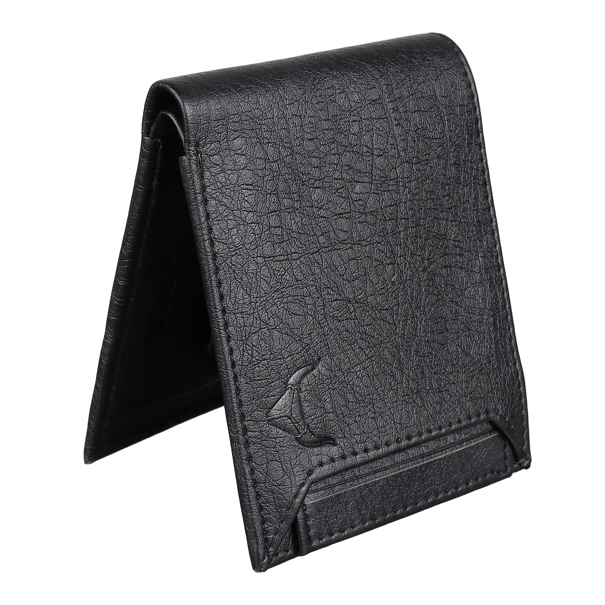 Leather Wallet for Men (Black)-image-48