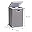 Munchkin Laundry Hamper for Baby and Kids, Collapsible Nursery Organizer with Lid, Grey