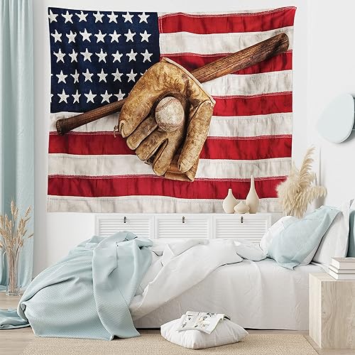 Miniatura 418 de Ambesonne Tapiz gótico, patio con hiedra encantada en la puerta antigua al bosque, colgante de pared ancho para dormitorio, sala de estar, 2-Verde