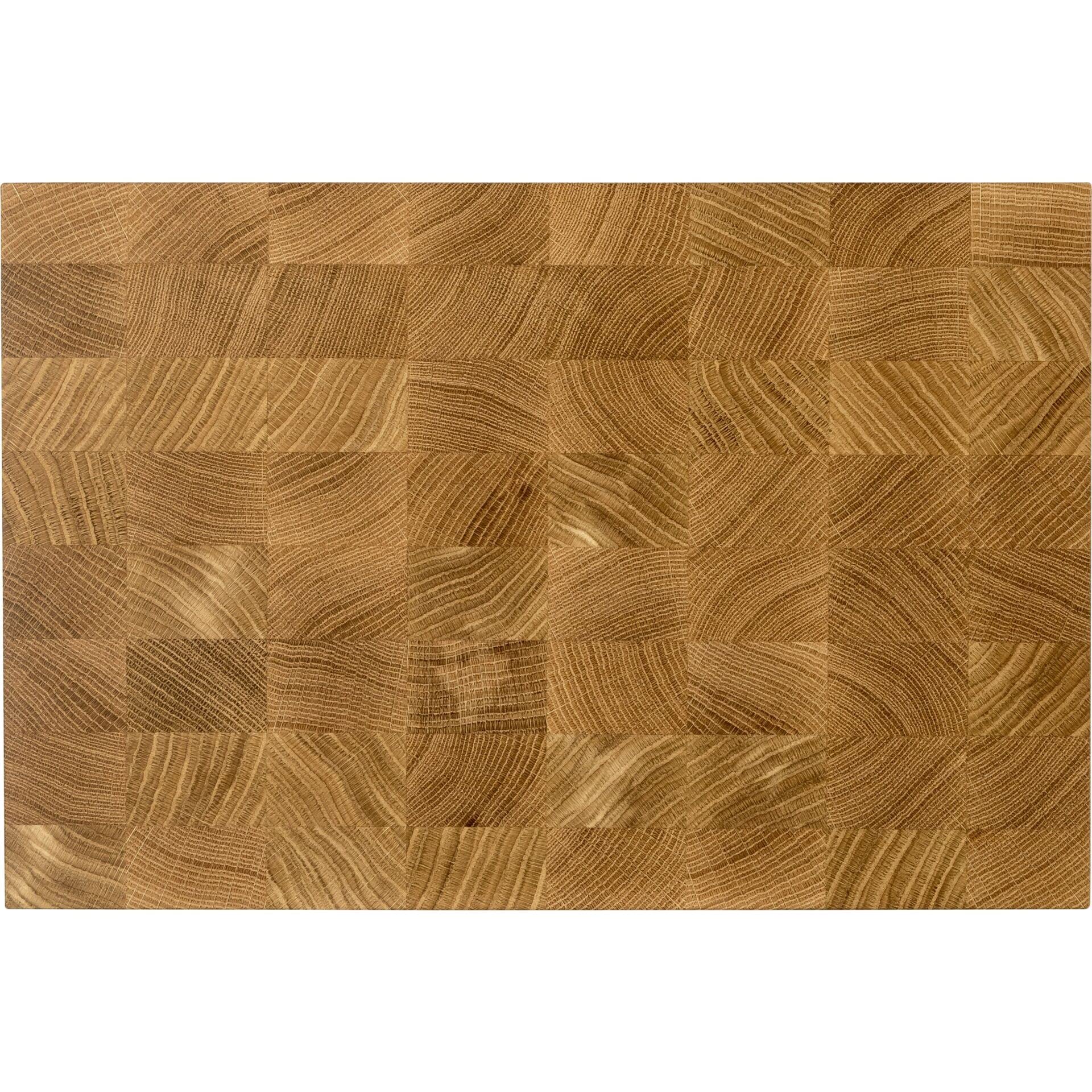 KAI Bloque de corte oscuro de roble, con pies de goma antideslizantes - Dimensiones: 39 x 26,2 x 5,3 cm - Tabla de cortar de alta calidad para uso profesional
