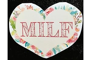 Heart-Shaped Valentine's Day Card Emblazoned with ''MILF''