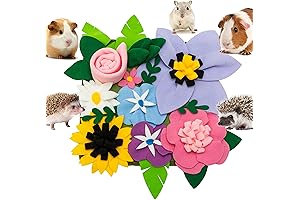 Interactive Flower Foraging Mat for Small Animals