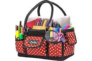 Polka Dot Crafting Tote Bag: Your Craft Companion