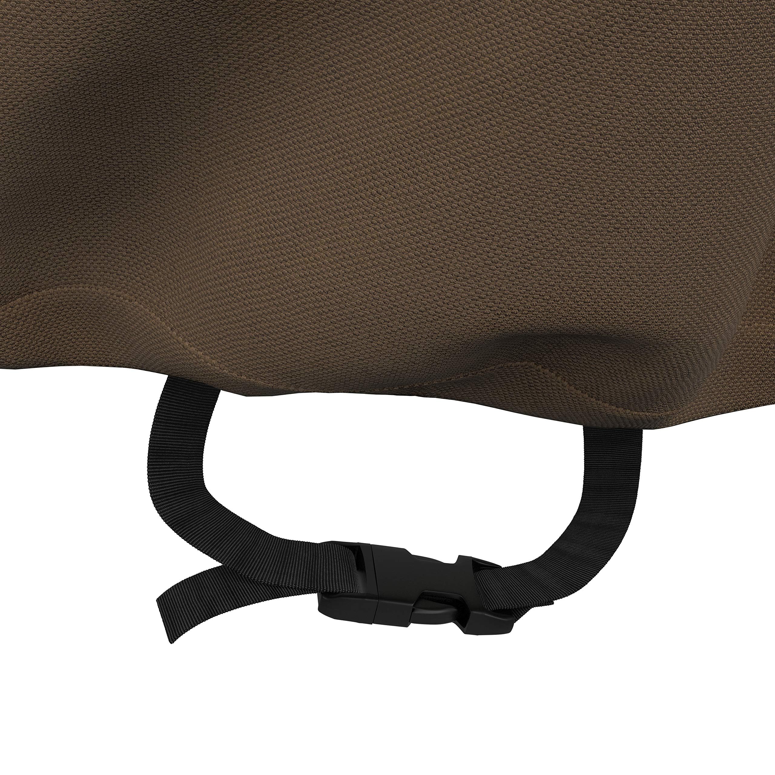 Amazon Basics Telo di copertura sagomato per poltrona lounge 1 Posti Set di 2 Beige Marrone Chiaro