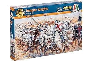 Italeri – 1:72 Scale Knights Templar Plastic Caesar Miniatures
