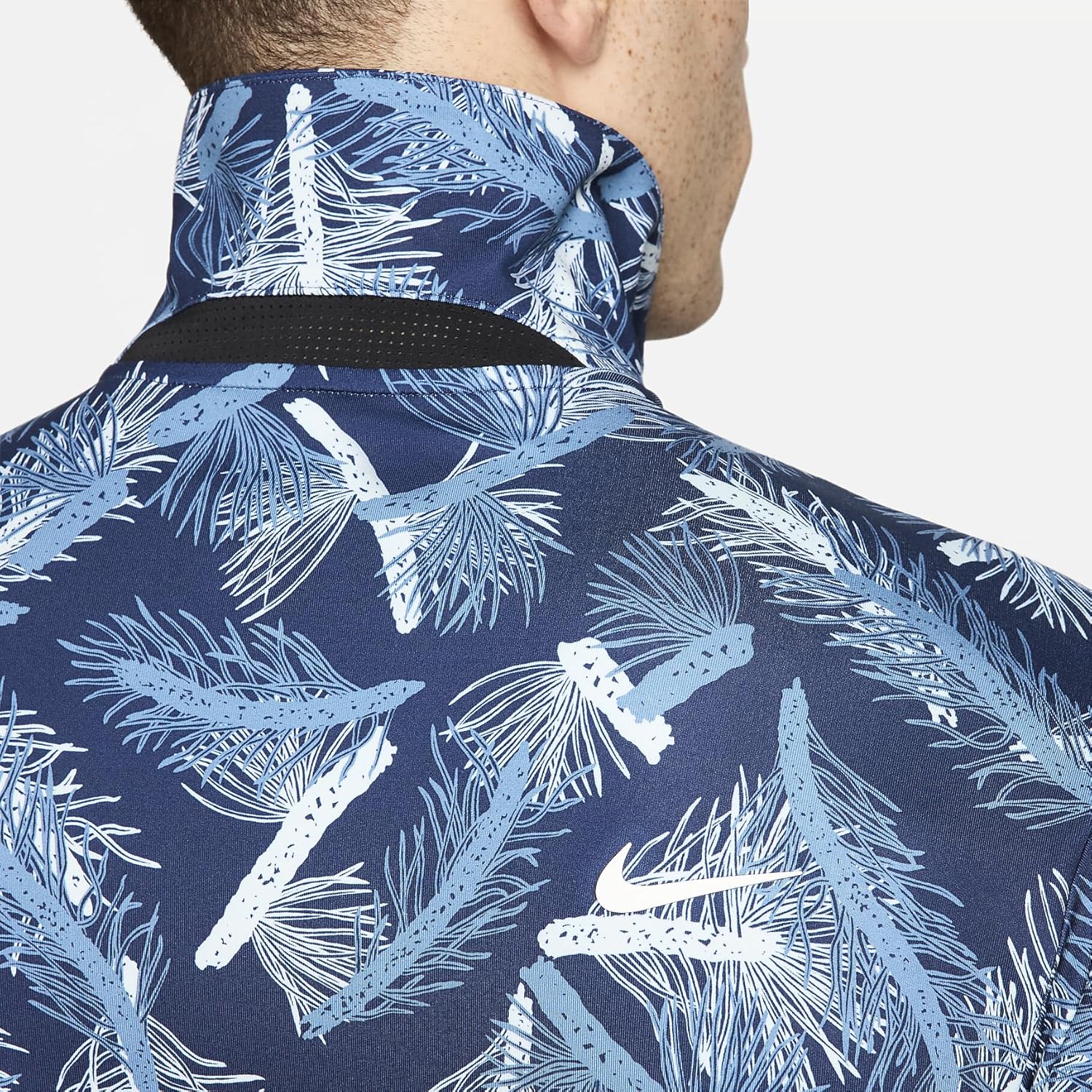 Nike Tour Men's Dri-FIT Golf Polo (Aegean Storm/White, FQ0402-429) Size Medium - Image 4