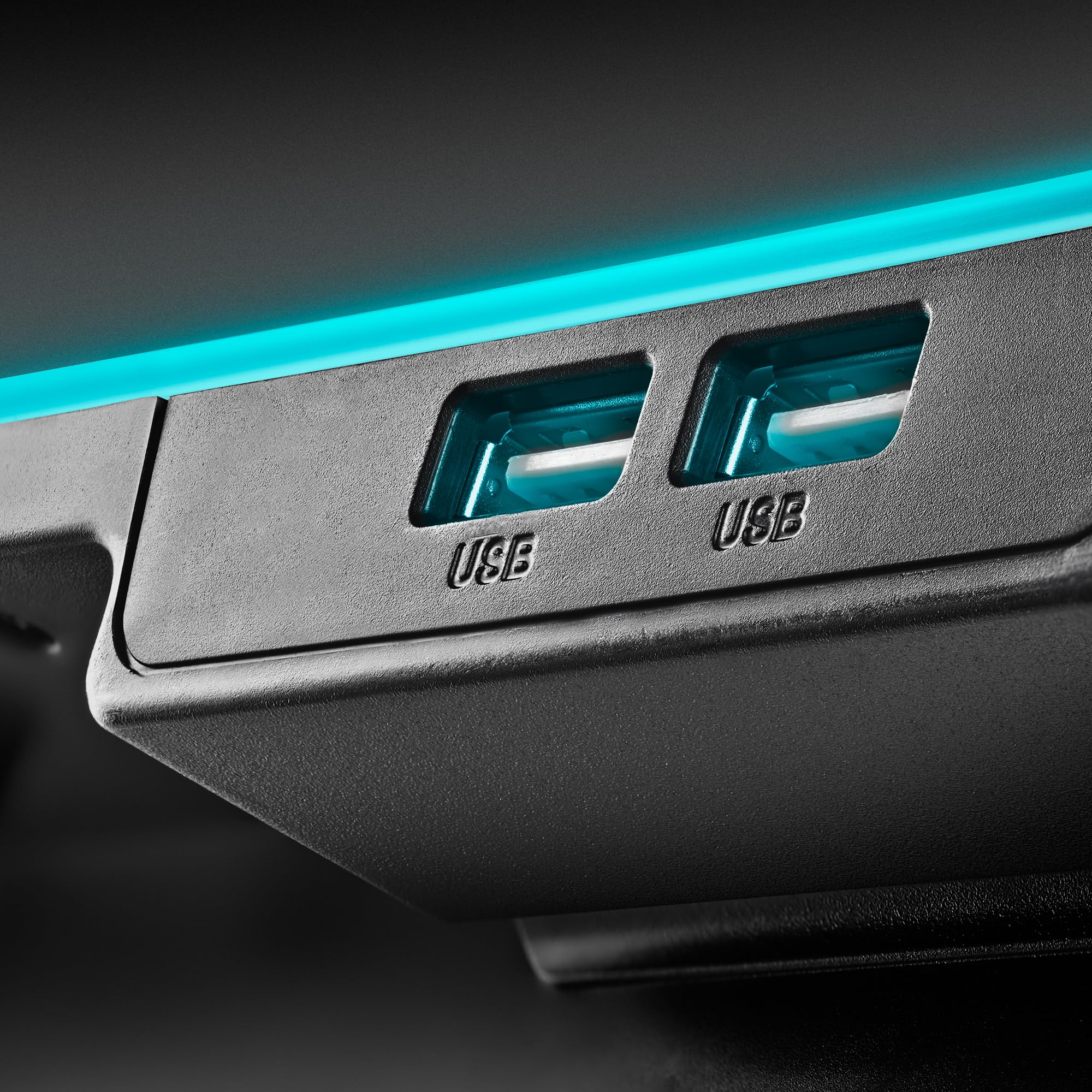 NGS Hero Stand - Base di raffreddamento per laptop, 6 ventole silenziose, RGB, LCD, regolabile, USB, 2400 RPM