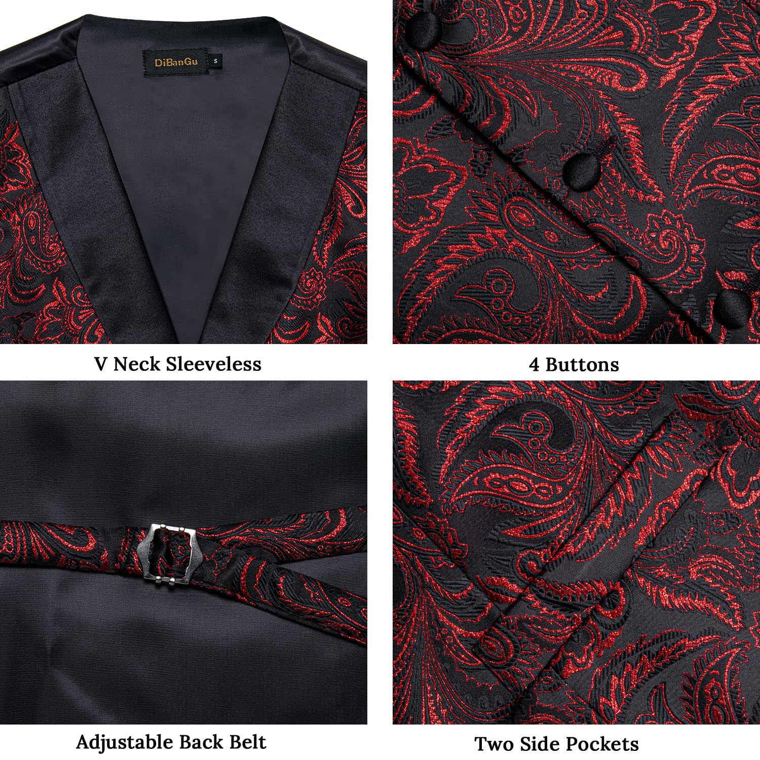 DiBanGu Formal Cravatta (Pacco da 5) Uomo