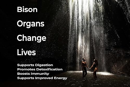 Miniatura 3 de Suplemento de órgano de bisonte alimentado con hierba, apoya el bienestar de todo el cuerpo con una mezcla patentada de hígado, corazón, riñón,