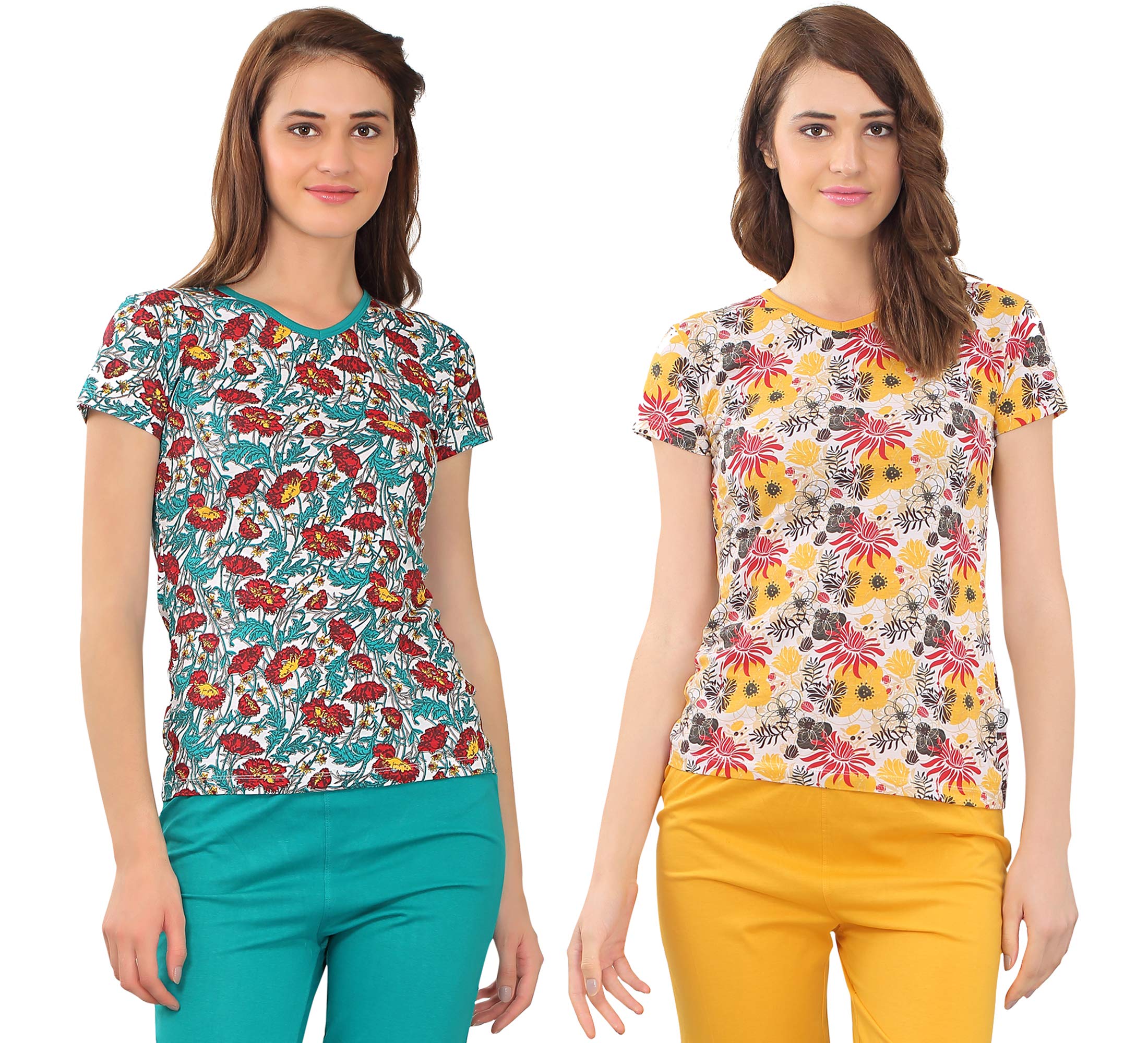 Women's Printed top (Pack of 2)