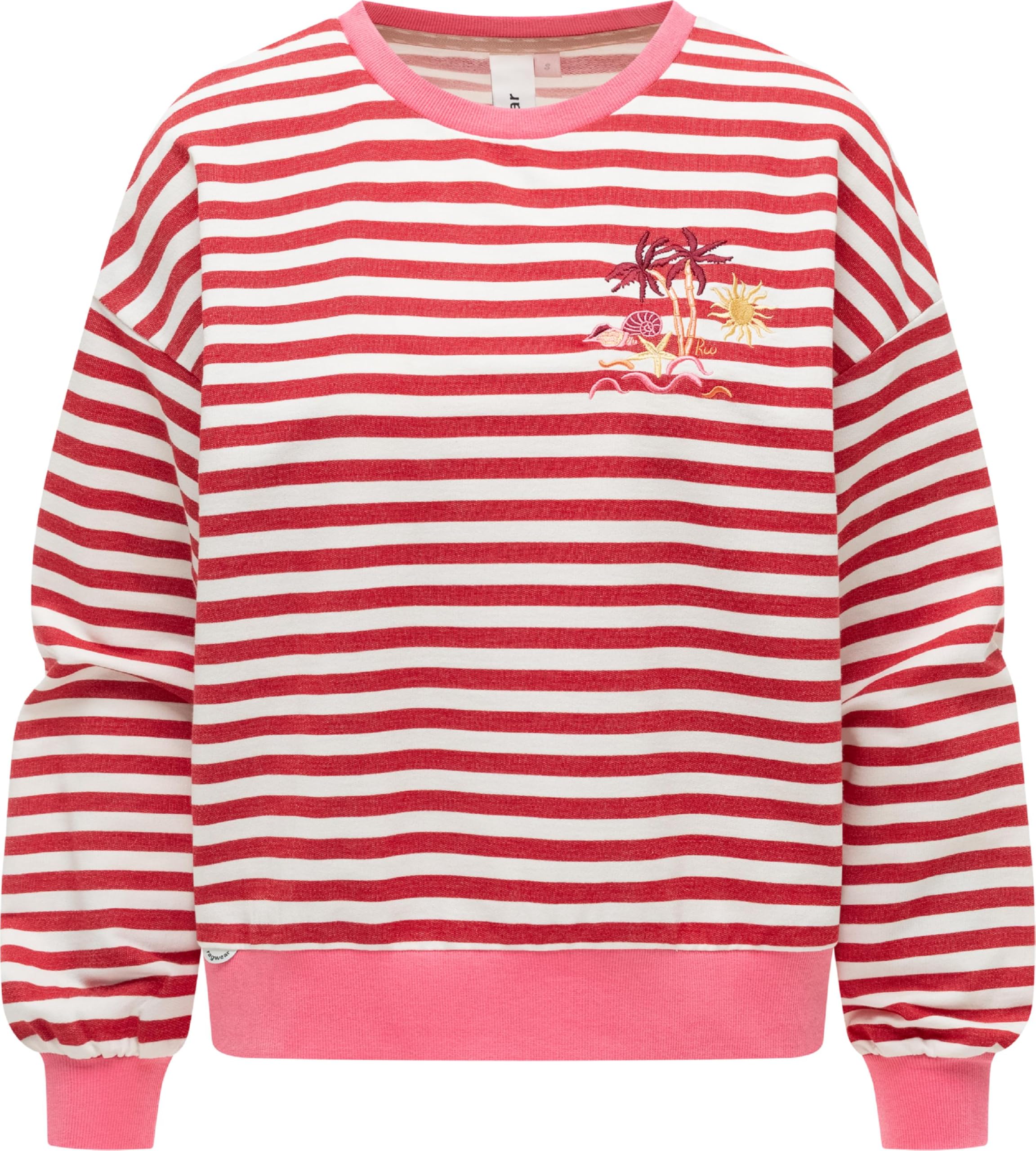 Ragwear Damski sweter luźny top sweter z morskim wzorem w paski Wuss Stripes XS-XXL