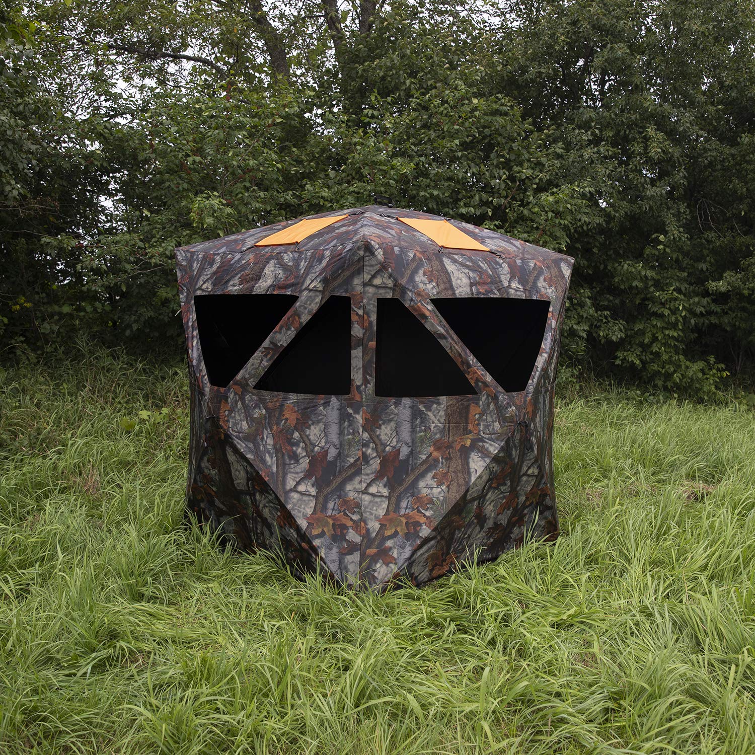 Blinds Road Runner Hub Hunting Blind, 2 Person Pop Up Ground