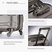 Vista 222 de Samsonite Omni PC - Maleta extensible rígida, Negro
