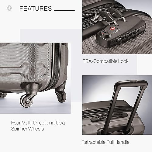 Vista 222 de Samsonite Omni PC - Maleta extensible rígida, verde azulado