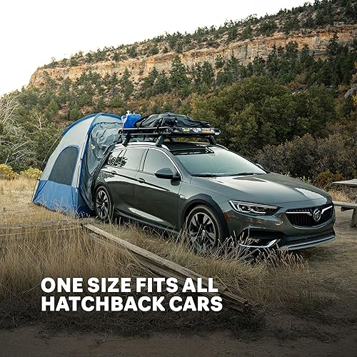 Miniatura 5 de Napier Sportz Hatchback y pequeña tienda de campaña CUV de 8 x 8 pies, impermeable, con toldo para 4 personas, color azulgris