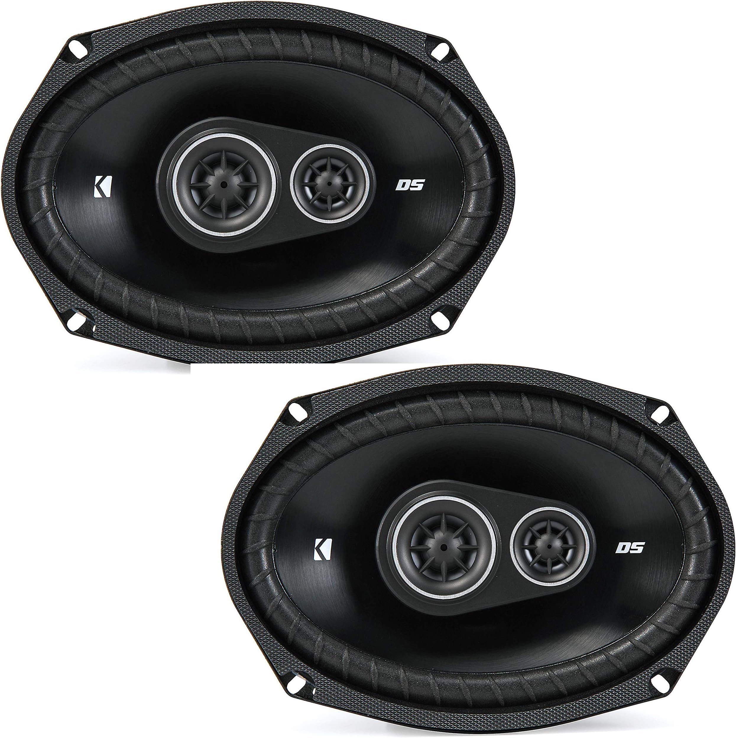 Kicker DSC693 (41DSC6934) 6" x 9" D-Series Coaxial 3-Way Speaker with 1/2" Tweeter and 2' Mid