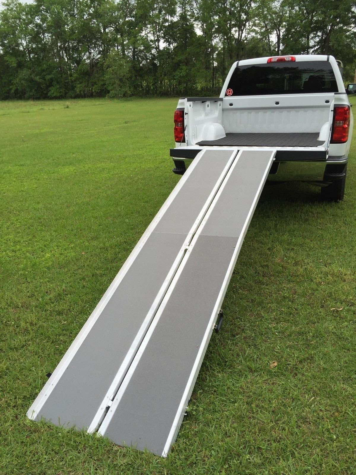 Portable Folding Aluminum Wheelchair & Scooter Ramp (10')