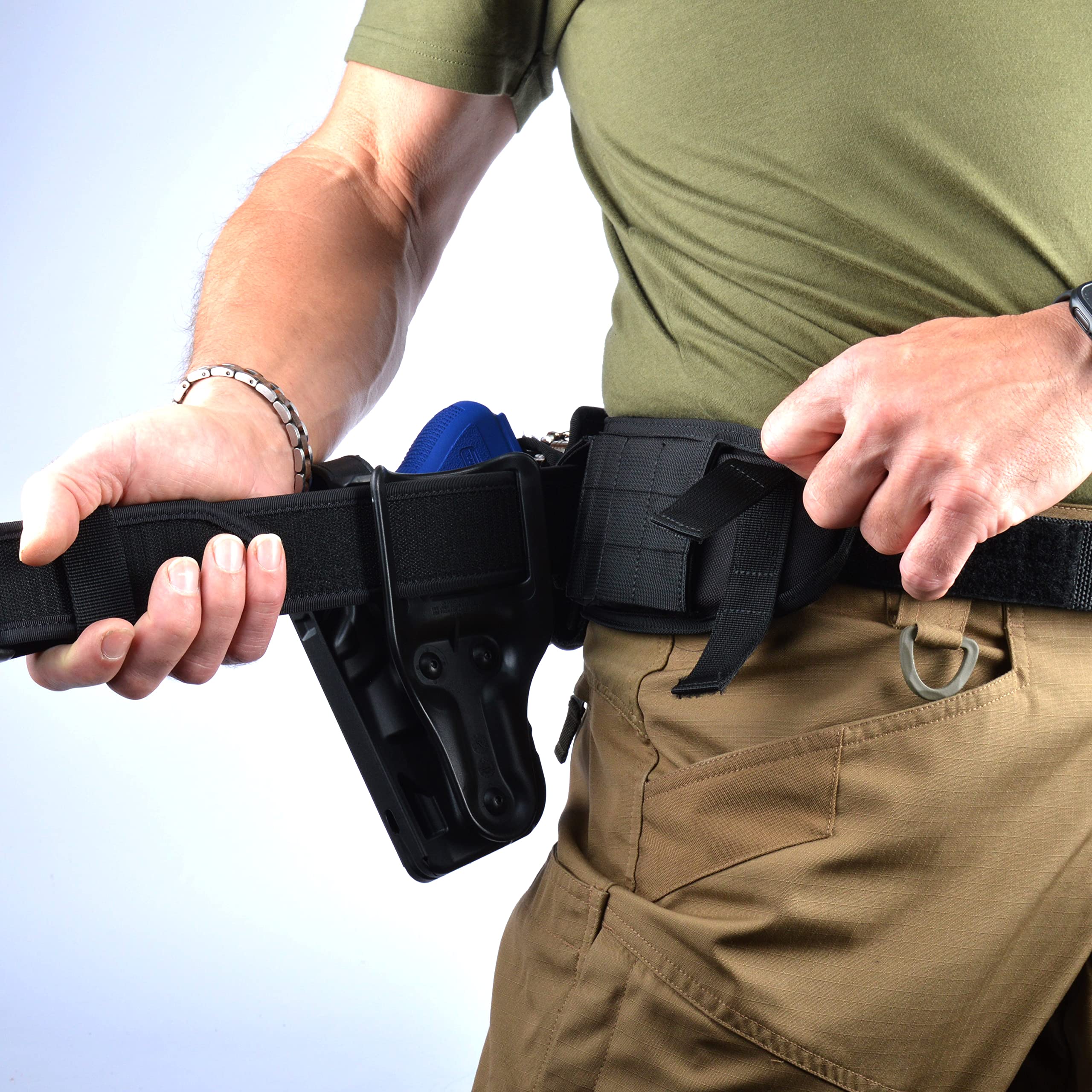 COP 9932M Entlastungs-Pad/Molle-Adapter für Einsatzgürtel Cordura Hakenklett