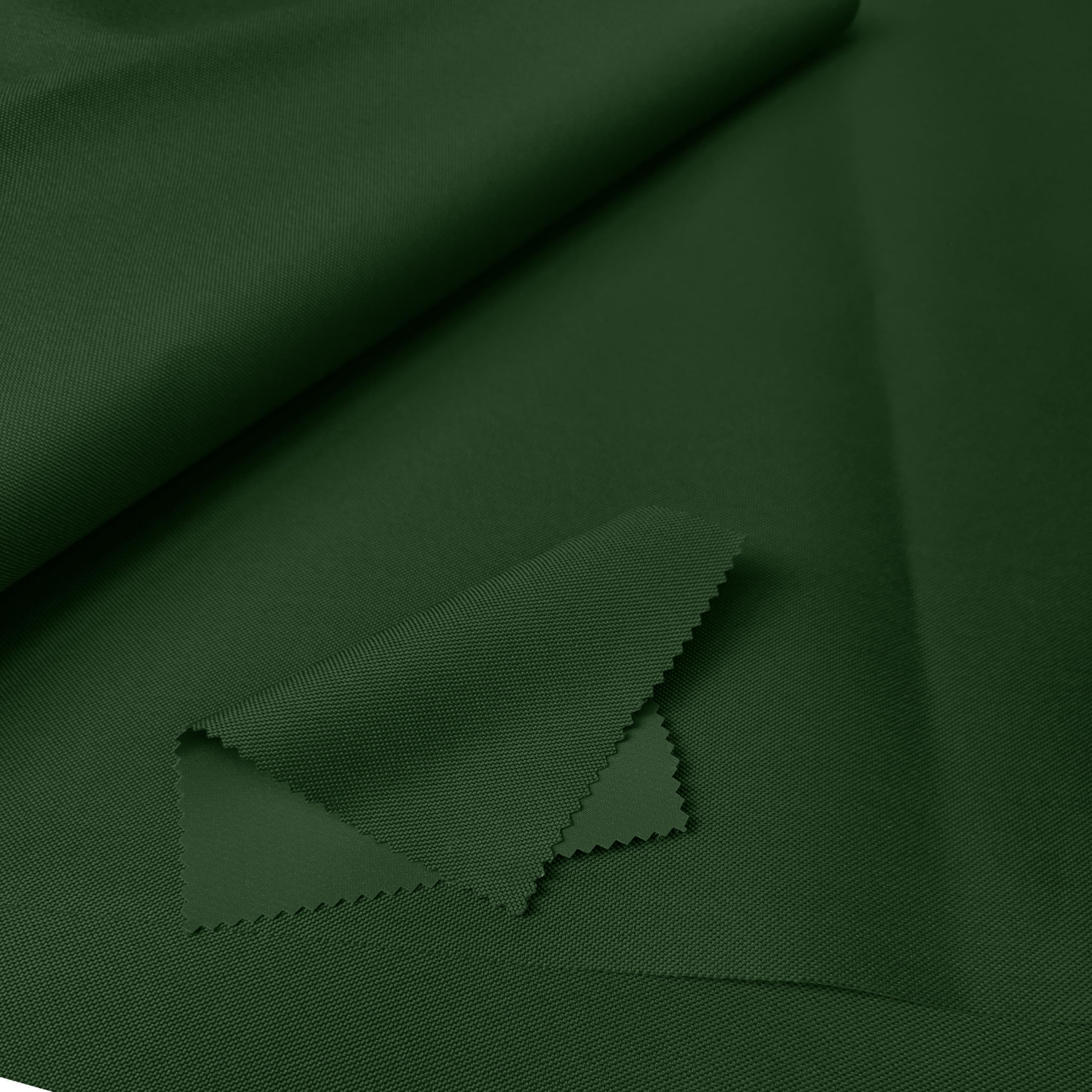 600D Waterproof Polyester Fabric with PVC Coating – 150cm Wide – Heavy Duty Canvas Material for Campervan, Outdoor Upholstery – Sold by The Metre (Forest Green)