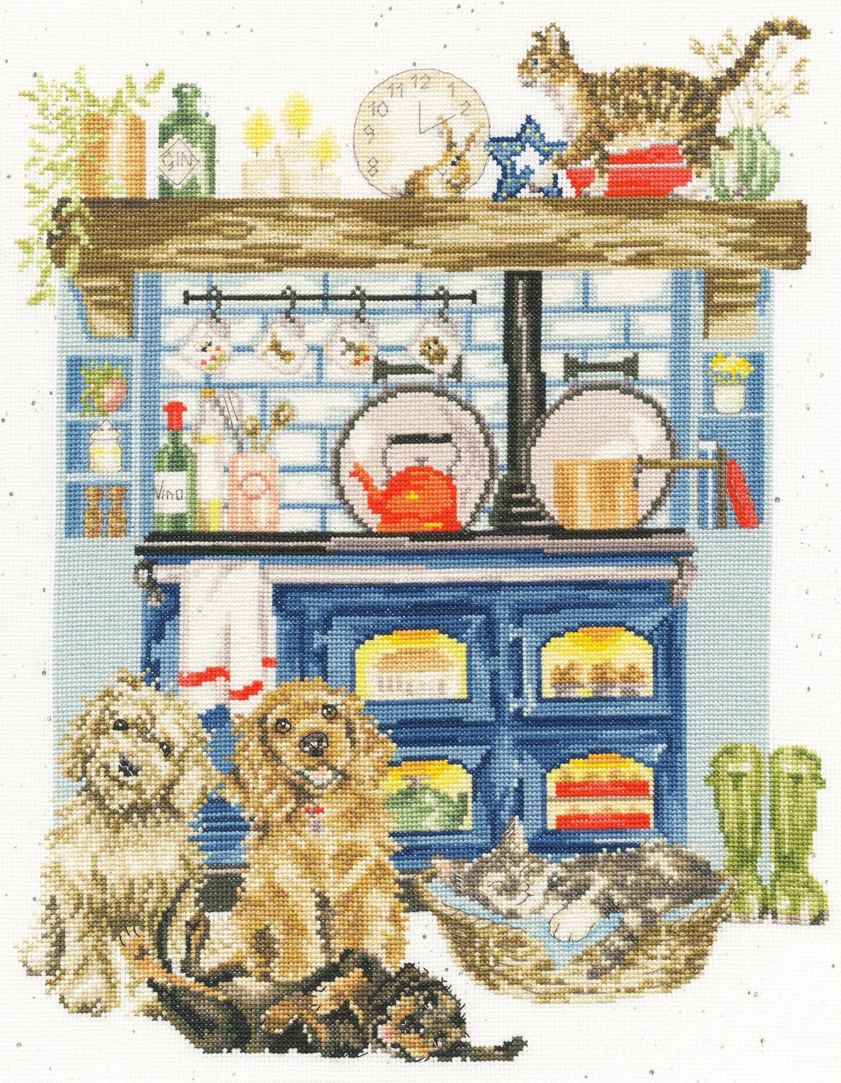 Bothy Threads Counted Cross Stitch Kit - Country Kitchen
