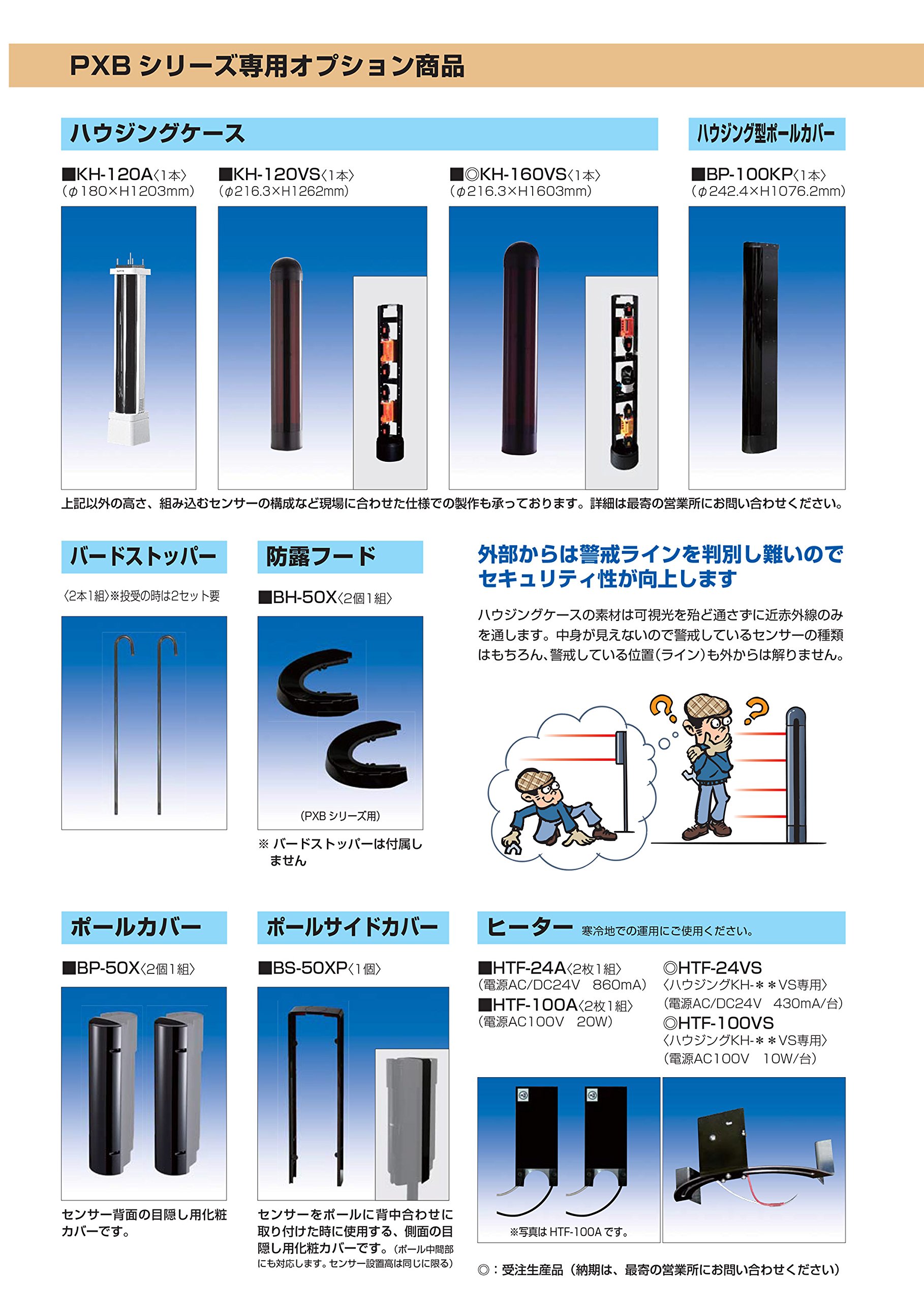 Amazon.co.jp: 赤外線センサーPB-20TE・40TE・60TE用 ポール