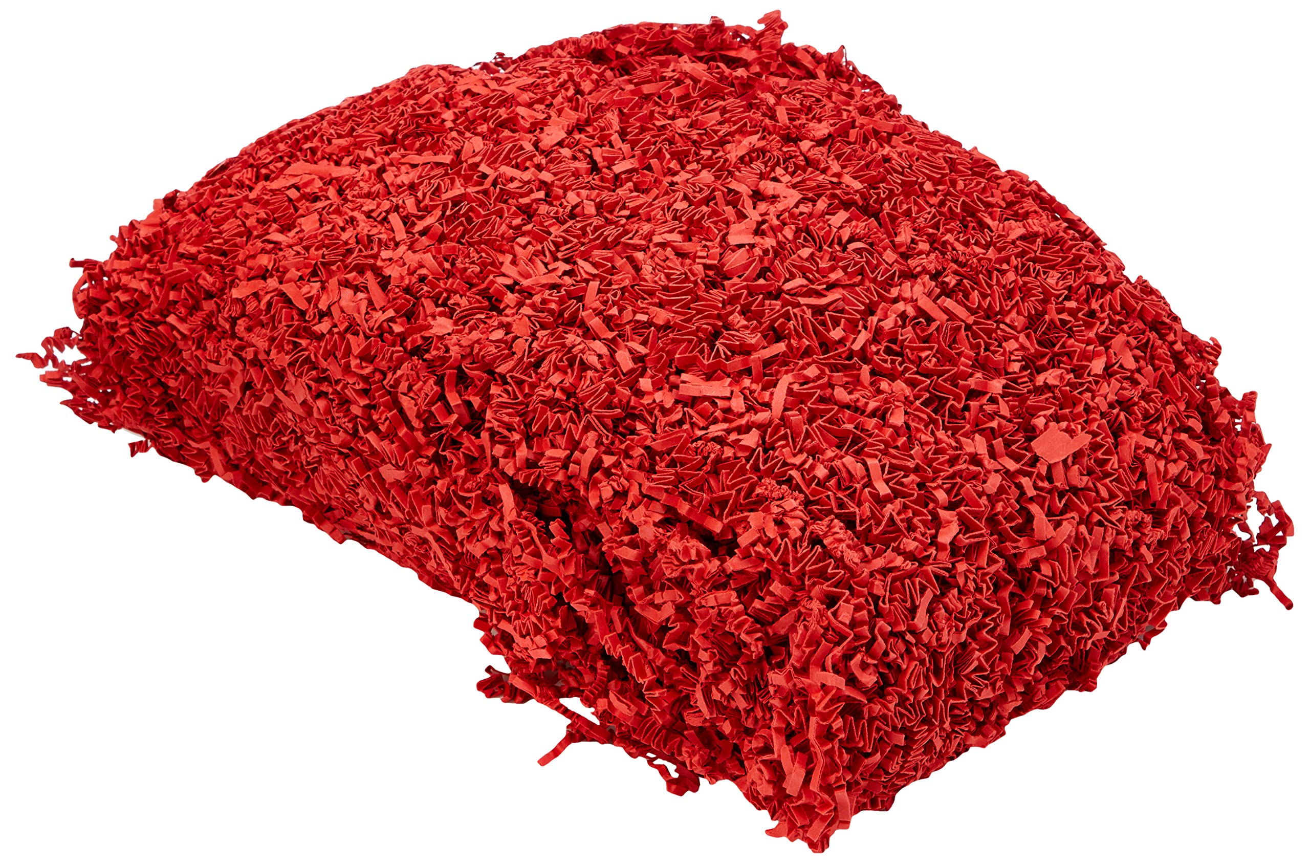 Box.it.pack.it Shredded Crinkle ZigZag Kraft Paper, Red, 1kg