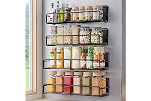 4 Pack Magnetic Refrigerator Organizer for Kitchen