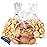 LOKIQNG Cellophane Bags Plastic Treat Bag Clear Cookie Candy Bags with Twist Ties for Party Favor Bag(100 Pack, 5x7inch)